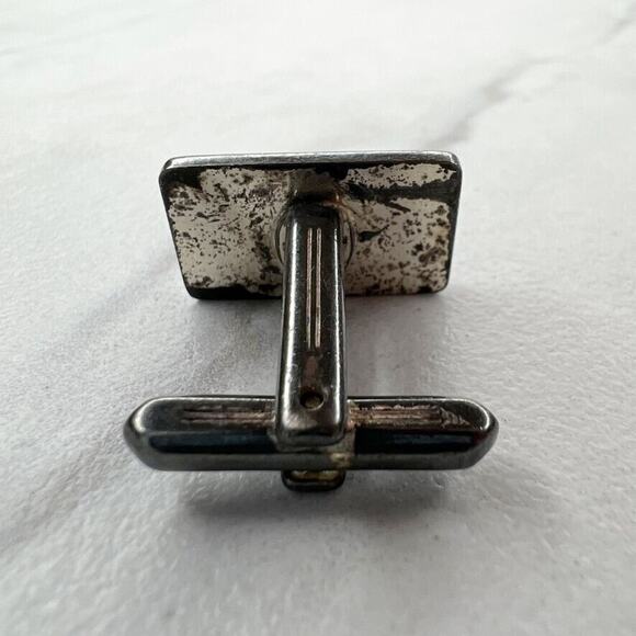 Hickok USA Vintage Silver Tone Single Cufflink - Picture 3 of 6